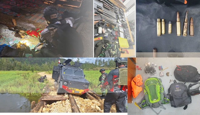 Aparat gabungan berhasil duduki markas KKB pimpinan Undius Kogoya