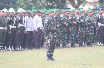 Apel Gelar Pasukan Persiapan Kunjungan RI 1 ke Papua