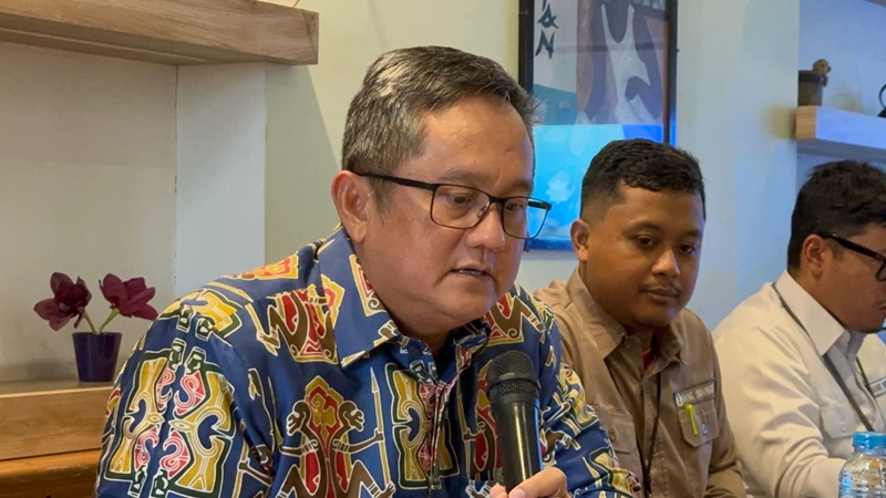 Kepala Perwakilan Bank Indonesia Papua Faturachman saat menggelar Bincang Bincang Media baru - baru ini di Jayapura