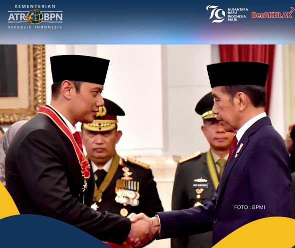 Menteri AHY berperan di bidang pertanahan dan tata ruang