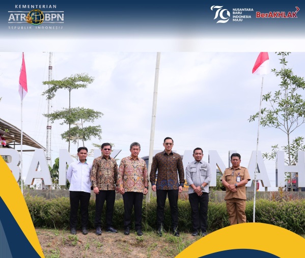 Menteri AHY kunjungi Kantor Badan Bank Tanah di PPU