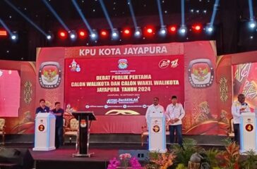 Empat Paslon kandidat Walikota - Wakil Walikota Jayapura tampil memukau dalam debat semalam