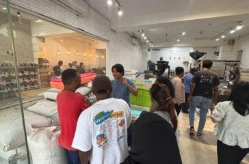 Para pelaku usaha Kopi dan Kakao Papua saat berada di Yogyakarta