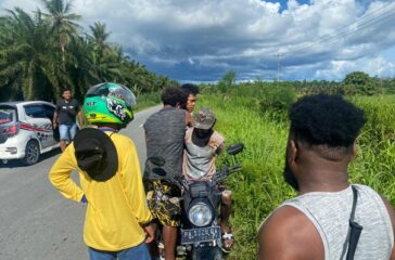 DS pelaku pencurian kabel di Arso saat diringkus Polres Keerom