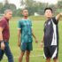 Manager Persipura Owen Rahadian berbincang serius dengan Mantan Manager Rudi Maswi dan Pemain Ruben Sanadi